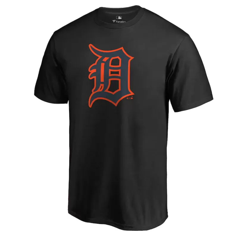 Men's Detroit Tigers Black Taylor T-Shirt Men's Detroit Tigers Black Taylor T-Shirt