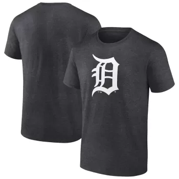 Men's Detroit Tigers Charcoal Monochrome T-Shirt