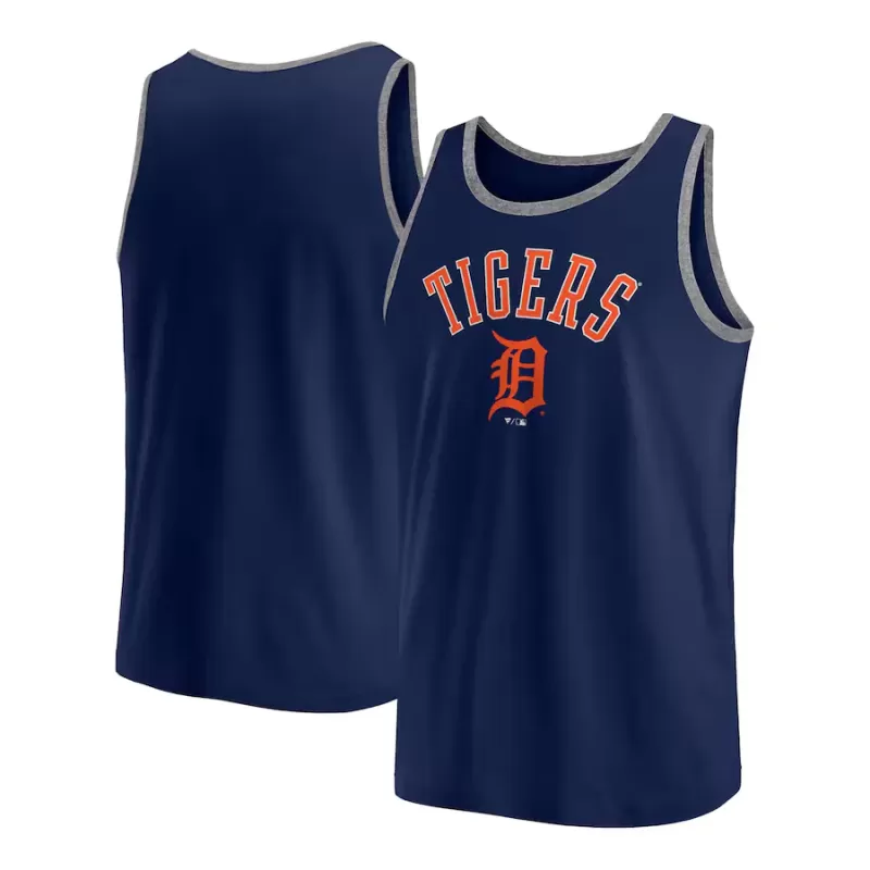 Men's Detroit Tigers Fanatics Navy Bet Tank Top Men's Detroit Tigers Fanatics Navy Bet Tank Top