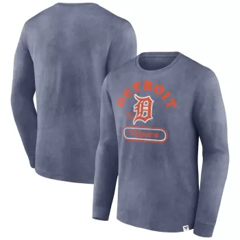 Men's Detroit Tigers Fanatics Navy Circus Catch Long Sleeve T-Shirt Men's Detroit Tigers Fanatics Navy Circus Catch Long Sleeve T-Shirt