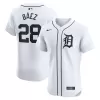 Men's Detroit Tigers Javier Baez Nike White Home Elite Player Jersey Men's Detroit Tigers Javier Baez Nike White Home Elite Player Jersey