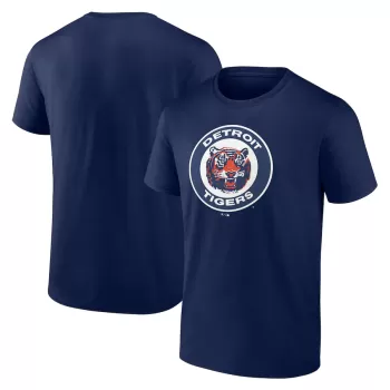 Men's Detroit Tigers Navy Cooperstown Collection Huntington Team T-Shirt Men's Detroit Tigers Navy Cooperstown Collection Huntington Team T-Shirt