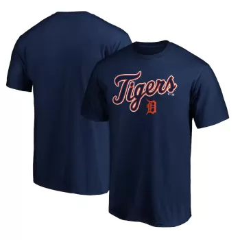 Men's Detroit Tigers Navy Series Sweep T-Shirt Men's Detroit Tigers Navy Series Sweep T-Shirt