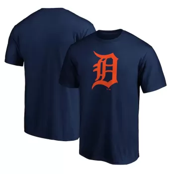 Men's Detroit Tigers Navy Team Color Primary Logo 2 T-Shirt Men's Detroit Tigers Navy Team Color Primary Logo 2 T-Shirt