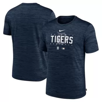 Men's Detroit Tigers Nike Navy Authentic Collection Velocity Performance Practice T-Shirt Men's Detroit Tigers Nike Navy Authentic Collection Velocity Performance Practice T-Shirt