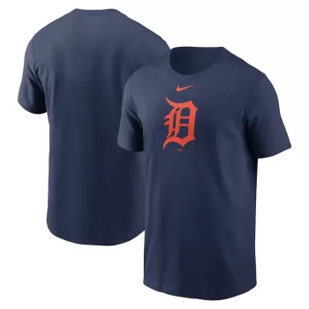 Men's Detroit Tigers Nike Navy Fuse Logo T-Shirt Men's Detroit Tigers Nike Navy Fuse Logo T-Shirt