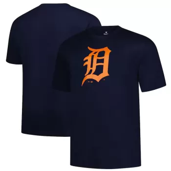 Men's Detroit Tigers Profile Navy Big & Tall Primary Logo T-Shirt Men's Detroit Tigers Profile Navy Big & Tall Primary Logo T-Shirt