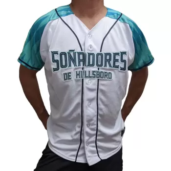 Men's Hillsboro Hops White Copa Replica Jersey