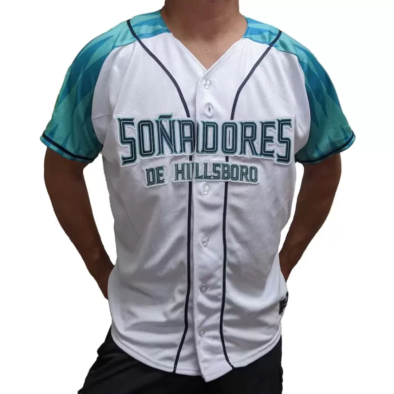 Men's Hillsboro Hops White Copa Replica Jersey Men's Hillsboro Hops White Copa Replica Jersey