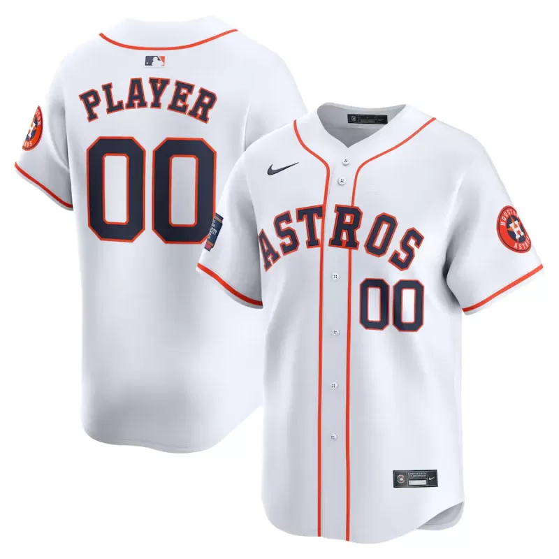 Men's Houston Astros Nike White 2024 MLB World Tour Mexico City Series Home Limited Pick-A-Player Jersey Men's Houston Astros Nike White 2024 MLB World Tour Mexico City Series Home Limited Pick-A-Player Jersey