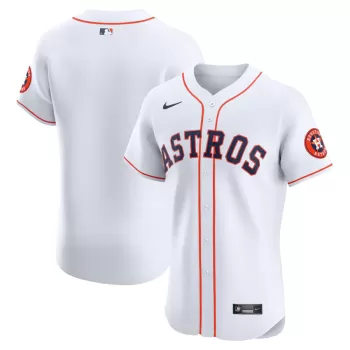 Men's Houston Astros Nike White Home Vapor Premier Elite Patch Jersey Men's Houston Astros Nike White Home Vapor Premier Elite Patch Jersey