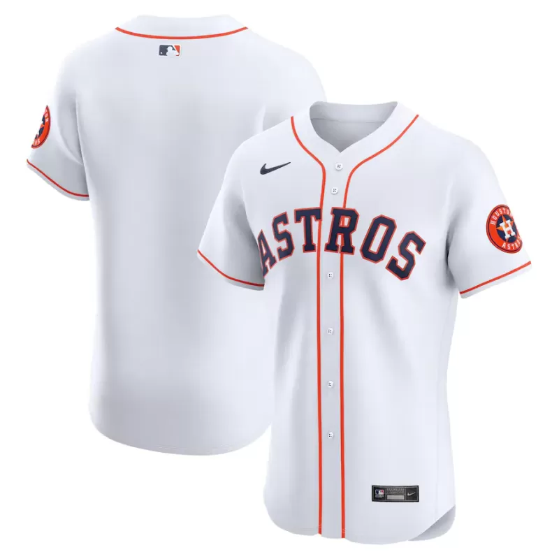 Men's Houston Astros Nike White Home Vapor Premier Elite Patch Jersey Men's Houston Astros Nike White Home Vapor Premier Elite Patch Jersey