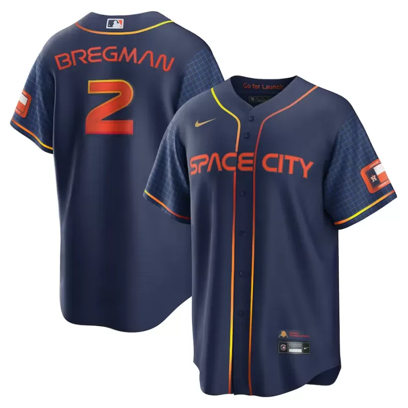 Men's Houston Astros Alex Bregman Nike Navy City Connect Replica Player Jersey Men's Houston Astros Alex Bregman Nike Navy City Connect Replica Player Jersey