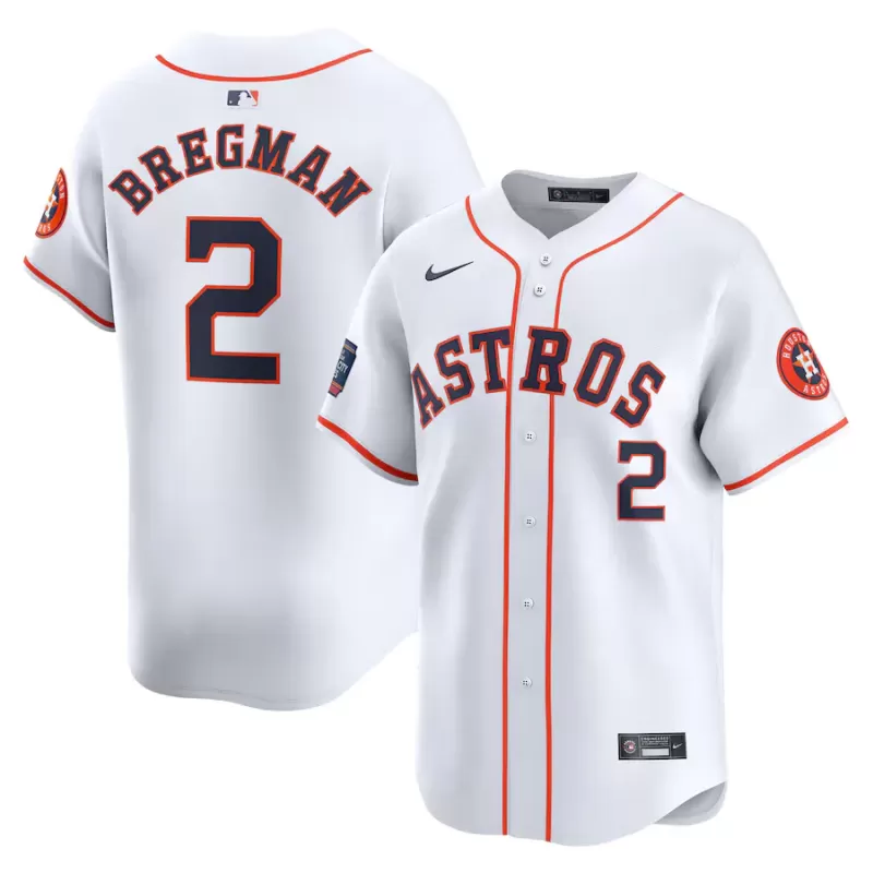 Men's Houston Astros Alex Bregman Nike White 2024 MLB World Tour Mexico City Series Home Limited Player Jersey Men's Houston Astros Alex Bregman Nike White 2024 MLB World Tour Mexico City Series Home Limited Player Jersey
