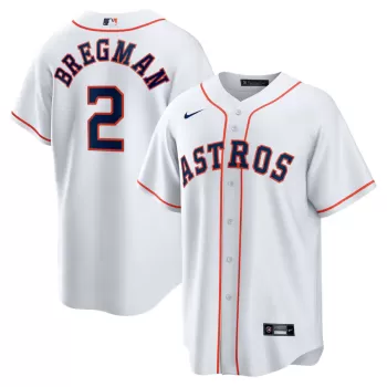 Men's Houston Astros Alex Bregman Nike White Home Replica Player Name Jersey Men's Houston Astros Alex Bregman Nike White Home Replica Player Name Jersey