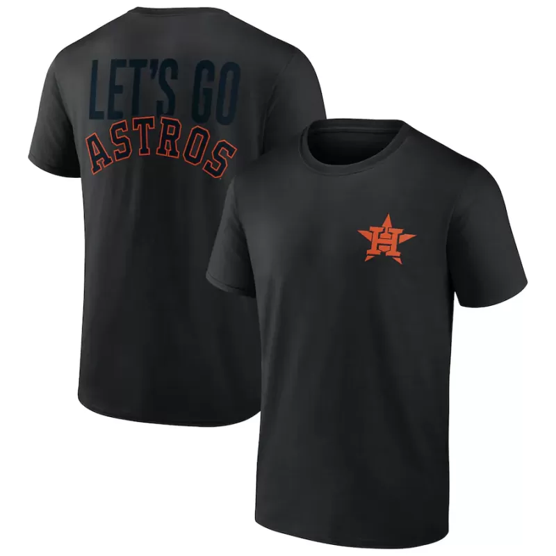 Men's Houston Astros Black In It To Win It T-Shirt Men's Houston Astros Black In It To Win It T-Shirt