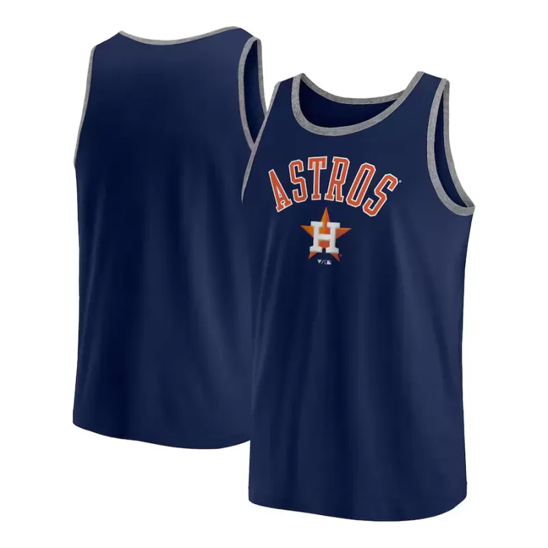 Men's Houston Astros Fanatics Navy Bet Tank Top Men's Houston Astros Fanatics Navy Bet Tank Top