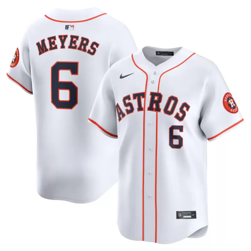 Men's Houston Astros Jake Meyers Nike White Home Limited Player Jersey Men's Houston Astros Jake Meyers Nike White Home Limited Player Jersey
