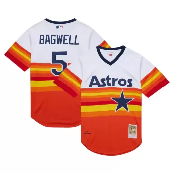 Men's Houston Astros Jeff Bagwell Mitchell & Ness White 2004 Cooperstown Collection Authentic Throwback Jersey Men's Houston Astros Jeff Bagwell Mitchell & Ness White 2004 Cooperstown Collection Authentic Throwback Jersey
