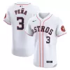 Men's Houston Astros Jeremy Peña Nike White Home Elite Player Jersey Men's Houston Astros Jeremy Peña Nike White Home Elite Player Jersey