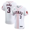 Men's Houston Astros Jeremy Peña Nike White Home Elite Player Jersey Men's Houston Astros Jeremy Peña Nike White Home Elite Player Jersey