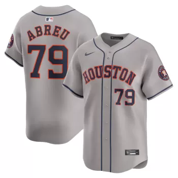 Men's Houston Astros Jose Abreu Nike Gray Away Limited Player Jersey Men's Houston Astros Jose Abreu Nike Gray Away Limited Player Jersey