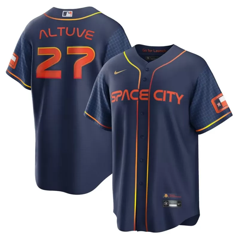 Men's Houston Astros Jose Altuve Nike Navy City Connect Replica Player Jersey Men's Houston Astros Jose Altuve Nike Navy City Connect Replica Player Jersey