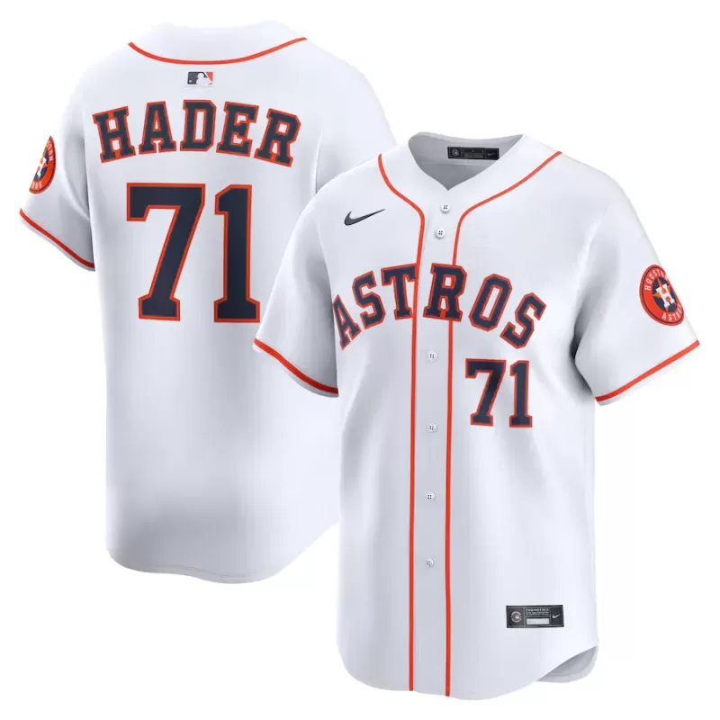 Men's Houston Astros Josh Hader Nike White Alternate Limited Player Jersey Men's Houston Astros Josh Hader Nike White Alternate Limited Player Jersey