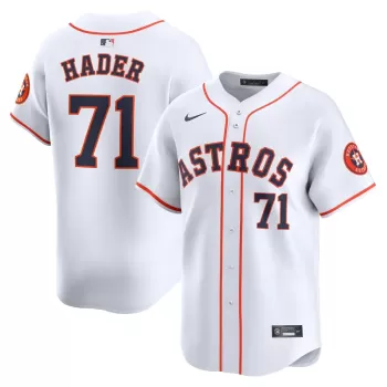 Men's Houston Astros Josh Hader Nike White Home Limited Player Jersey Men's Houston Astros Josh Hader Nike White Home Limited Player Jersey