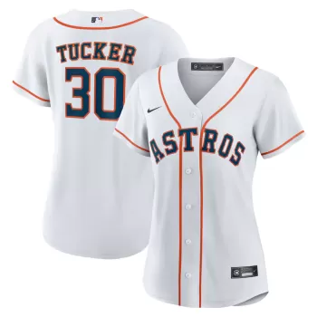 Men's Houston Astros Kyle Tucker Nike White Home Replica Jersey Men's Houston Astros Kyle Tucker Nike White Home Replica Jersey