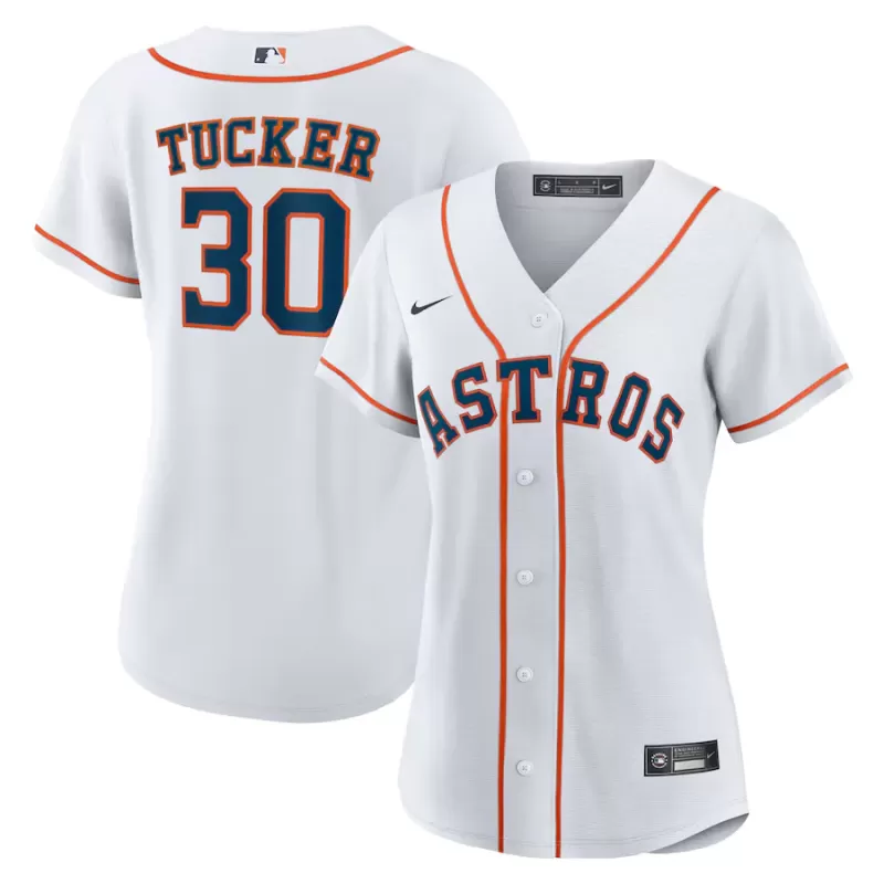 Men's Houston Astros Kyle Tucker Nike White Home Replica Jersey Men's Houston Astros Kyle Tucker Nike White Home Replica Jersey