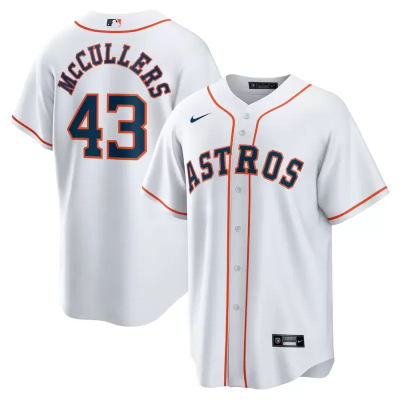 Men's Houston Astros Lance McCullers Jr. Nike White Home Replica Jersey