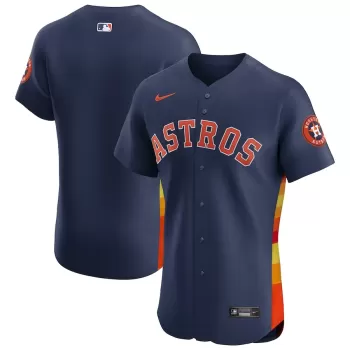 Men's Houston Astros Nike Navy Alternate Vapor Premier Elite Patch Jersey Men's Houston Astros Nike Navy Alternate Vapor Premier Elite Patch Jersey