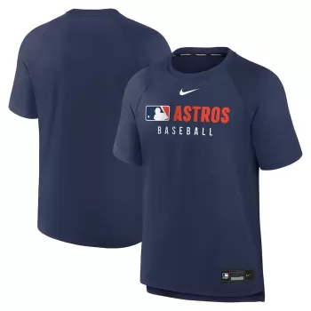 Men's Houston Astros Nike Navy Authentic Collection Pregame Raglan Performance T-Shirt Men's Houston Astros Nike Navy Authentic Collection Pregame Raglan Performance T-Shirt
