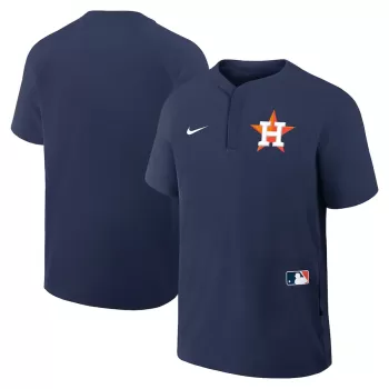 Men's Houston Astros Nike Navy Authentic Collection Raglan Short Sleeve Windshirt Men's Houston Astros Nike Navy Authentic Collection Raglan Short Sleeve Windshirt