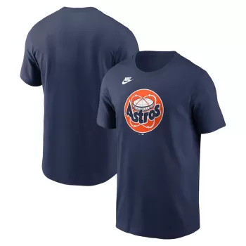Men's Houston Astros Nike Navy Cooperstown Collection Team Logo T-Shirt Men's Houston Astros Nike Navy Cooperstown Collection Team Logo T-Shirt