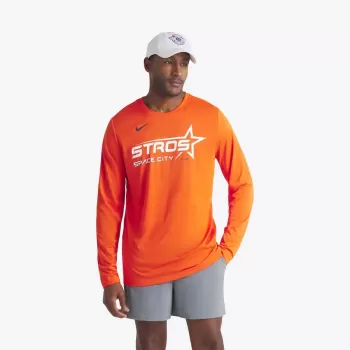 Men's Houston Astros Nike Orange 2025 City Connect Legend Performance Long Sleeve T-Shirt Men's Houston Astros Nike Orange 2025 City Connect Legend Performance Long Sleeve T-Shirt