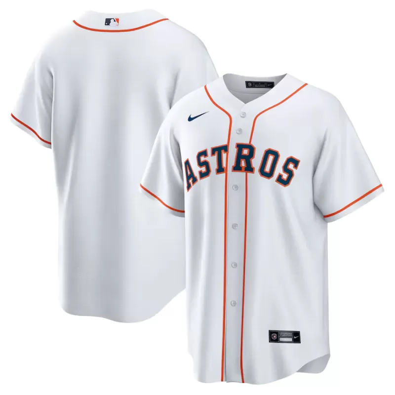 Men's Houston Astros Nike White Home Blank Replica Jersey Men's Houston Astros Nike White Home Blank Replica Jersey