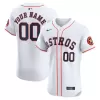 Men's Houston Astros Nike White Home Elite Custom Jersey Men's Houston Astros Nike White Home Elite Custom Jersey