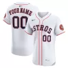 Men's Houston Astros Nike White Home Elite Sponsor Patch Custom Jersey Men's Houston Astros Nike White Home Elite Sponsor Patch Custom Jersey