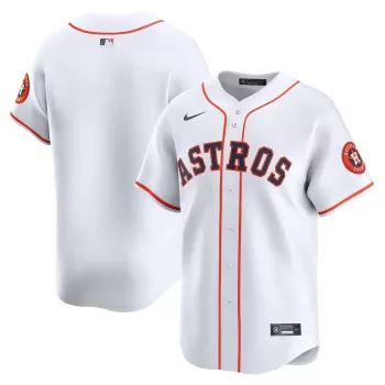 Men's Houston Astros Nike White Home Limited Jersey Men's Houston Astros Nike White Home Limited Jersey
