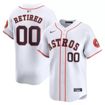 Men's Houston Astros Nike White Home Limited Pick-A-Player Retired Roster Jersey Men's Houston Astros Nike White Home Limited Pick-A-Player Retired Roster Jersey