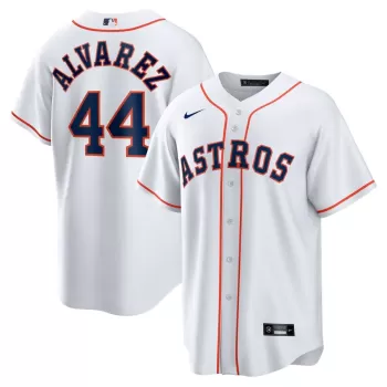 Men's Houston Astros Yordan Álvarez Nike White Home Replica Player Jersey Men's Houston Astros Yordan Álvarez Nike White Home Replica Player Jersey