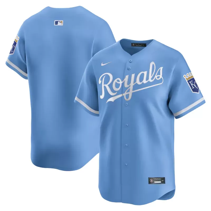 Men's Kansas City Royals Nike Light Blue Alternate Limited Jersey Men's Kansas City Royals Nike Light Blue Alternate Limited Jersey