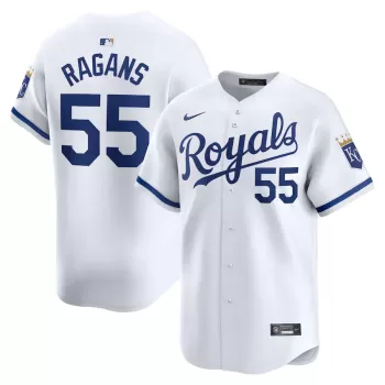 Men's Kansas City Royals Cole Ragans Nike White Home Limited Player Jersey Men's Kansas City Royals Cole Ragans Nike White Home Limited Player Jersey