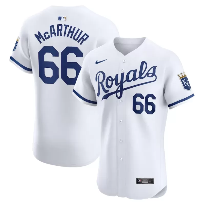 Men's Kansas City Royals James Macarthur Nike White Home Elite Player Jersey Men's Kansas City Royals James Macarthur Nike White Home Elite Player Jersey
