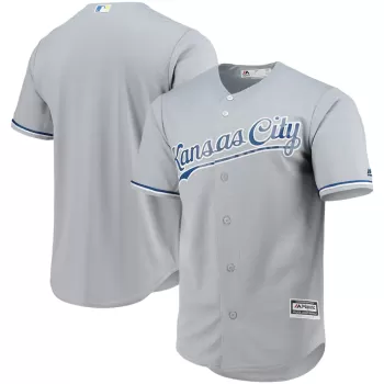 Men's Kansas City Royals Majestic Gray Team Official Jersey