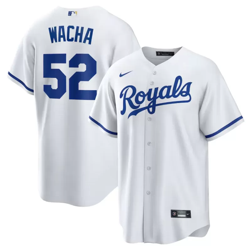 Men's Kansas City Royals Michael Wacha Nike White Home Replica Jersey Men's Kansas City Royals Michael Wacha Nike White Home Replica Jersey