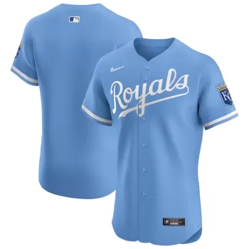 Men's Kansas City Royals Nike Light Blue Alternate Vapor Premier Elite Patch Jersey Men's Kansas City Royals Nike Light Blue Alternate Vapor Premier Elite Patch Jersey