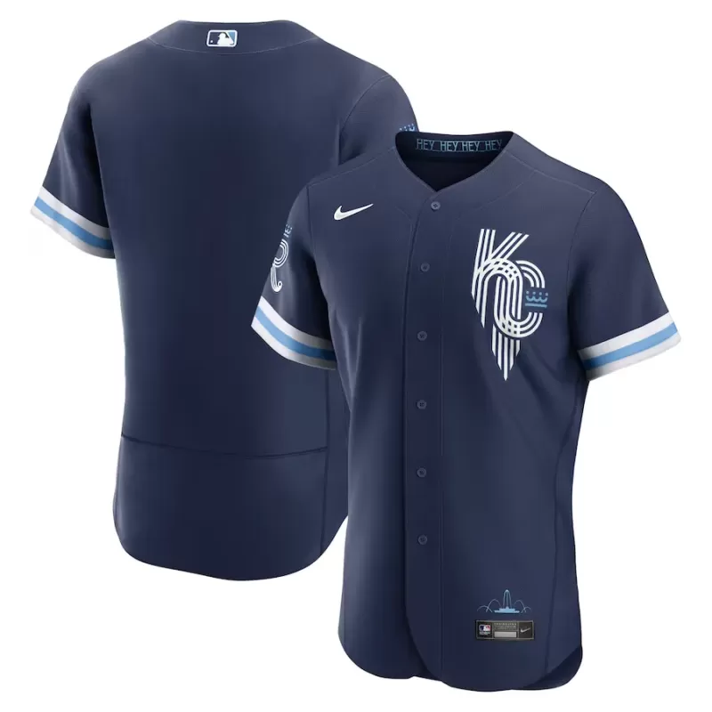 Men's Kansas City Royals Nike Navy City Connect Authentic Jersey Men's Kansas City Royals Nike Navy City Connect Authentic Jersey